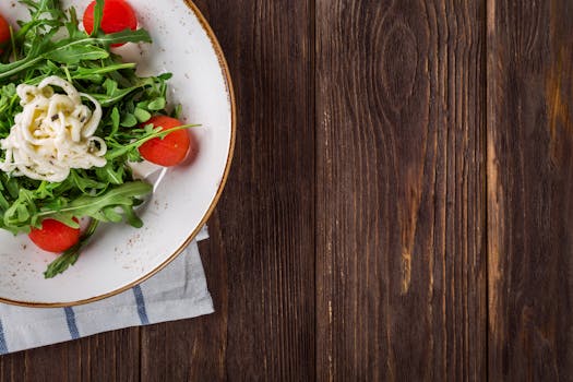 colorful healthy plate of food