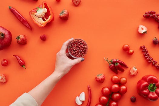 colorful assortment of fruits and vegetables