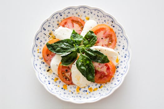 colorful plate of vegetables