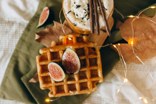 nutritious breakfast spread with grains and fruits