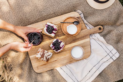 a healthy breakfast spread