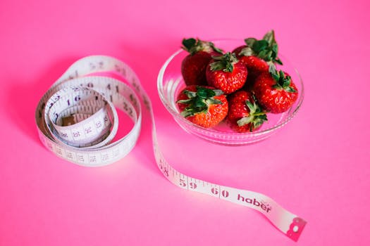 healthy breakfast with fruits