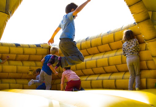 children playing