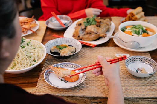 colorful dumplings for a festive meal