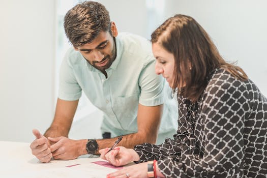 Nutritionist Helping Client with Meal Planning