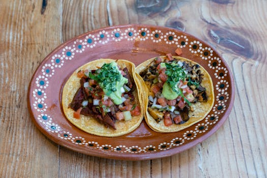 food truck serving gourmet tacos