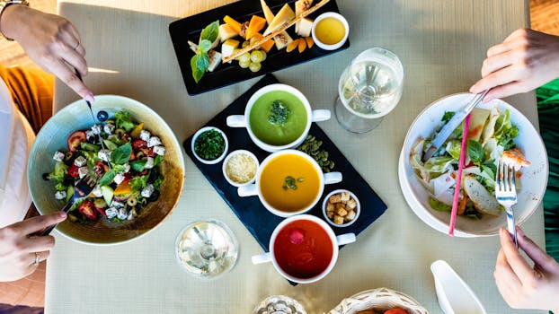 colorful plate of fruits and vegetables