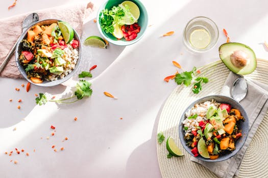 colorful plate of fruits and vegetables