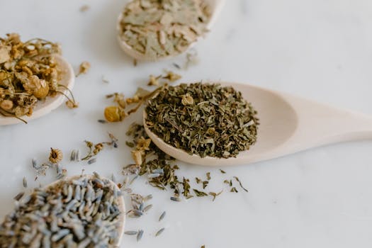 spices in a kitchen